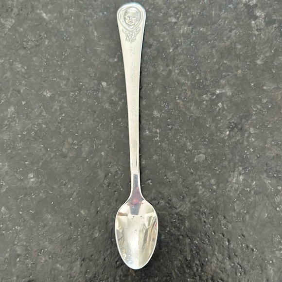 Baby spoon 1986 Akron City Hospital Akron Ohio Gerber Oneida - Picture 1 of 11